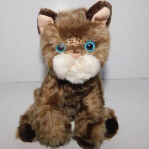 Russ Berrie Brown Tabby Cat Kitten 5.5" Stuffed Plush WHISKERS 2480 *READ